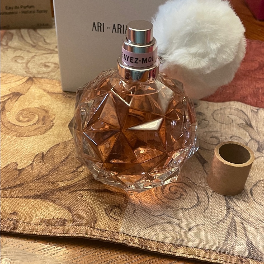 Ariana Grande Fragrance with White Pom Pom